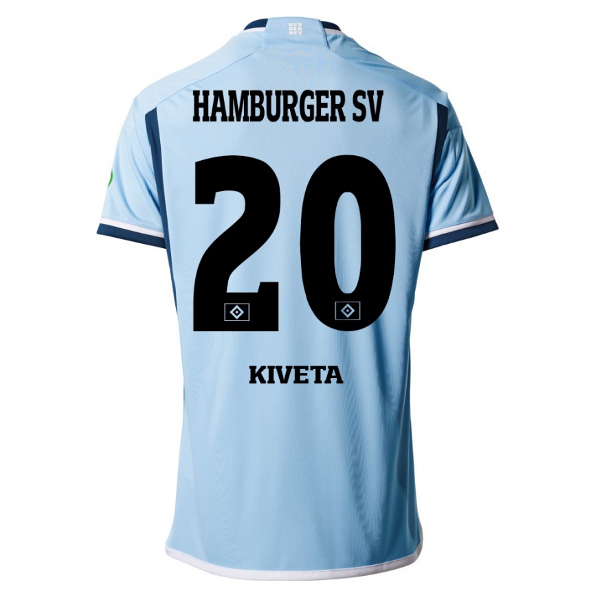 Hombre Fútbol Camiseta Glory Kiveta #20 Azul 2ª Equipación 2023/24 México