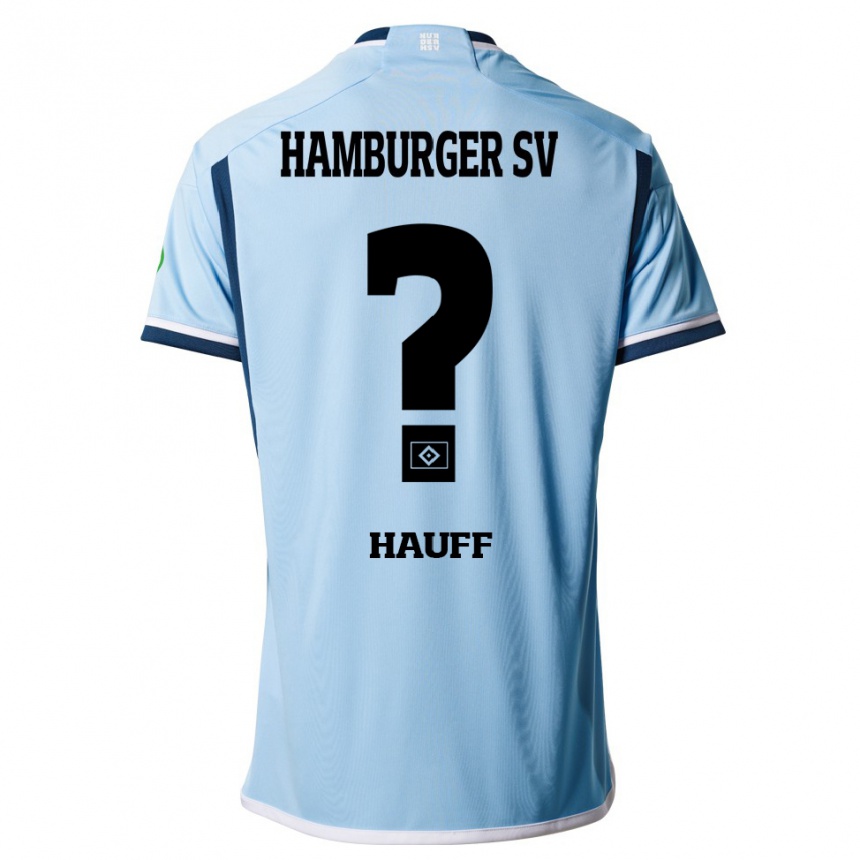 Hombre Fútbol Camiseta Daniel Hauff #0 Azul 2ª Equipación 2023/24 México