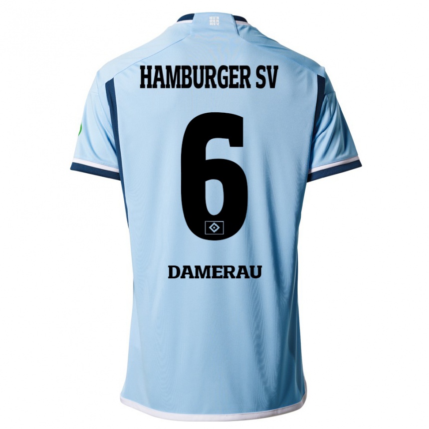 Hombre Fútbol Camiseta Alexander Werner Damerau #6 Azul 2ª Equipación 2023/24 México