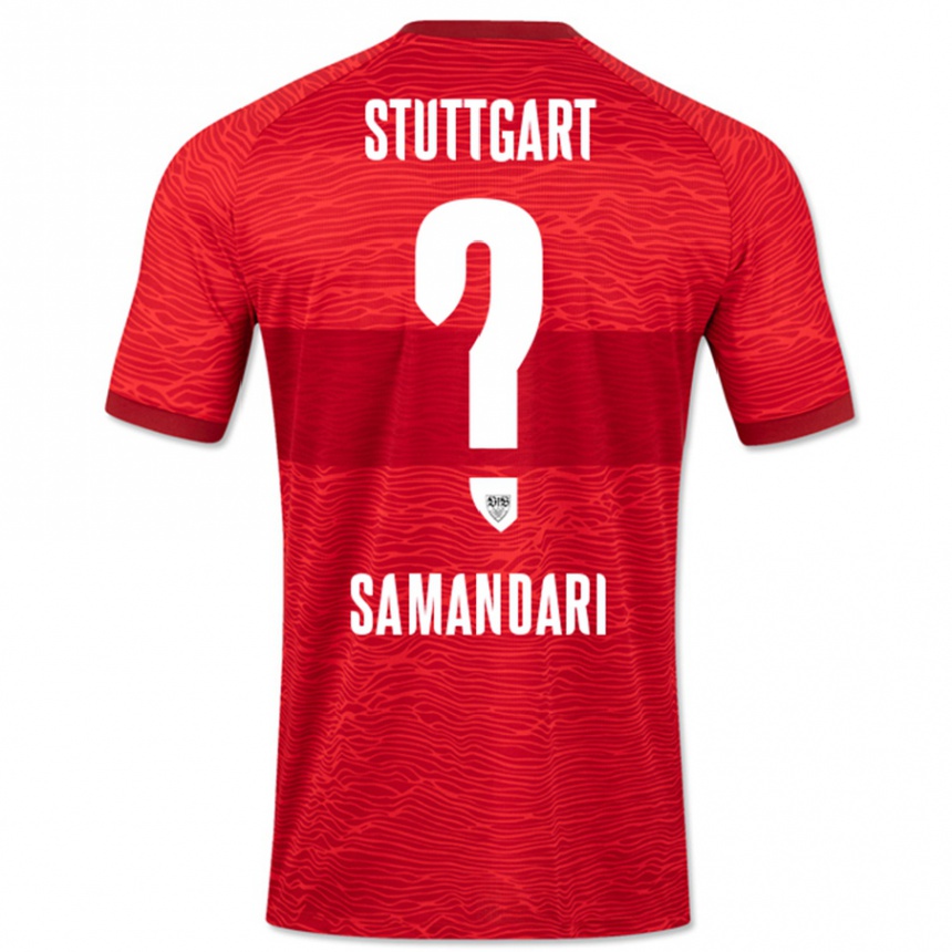 Hombre Fútbol Camiseta Sohrab Samandari #0 Rojo 2ª Equipación 2023/24 México