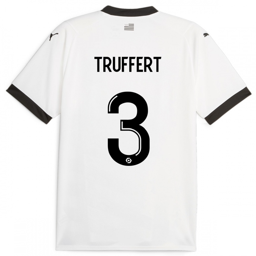 Hombre Fútbol Camiseta Adrien Truffert #3 Blanco 2ª Equipación 2023/24 México