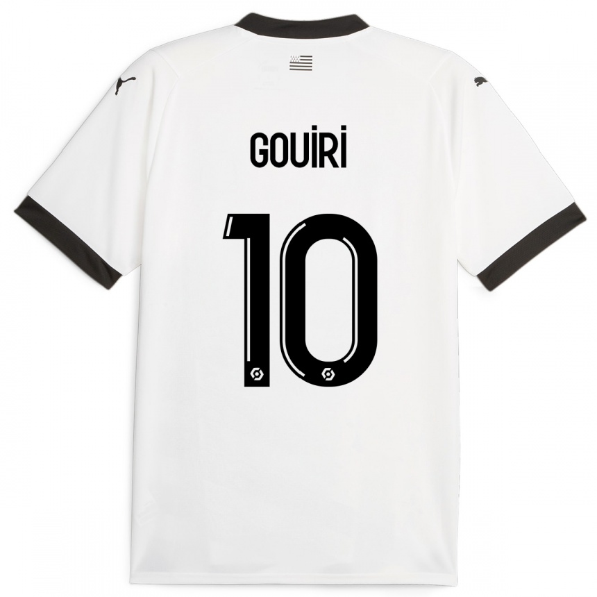 Hombre Fútbol Camiseta Amine Gouiri #10 Blanco 2ª Equipación 2023/24 México