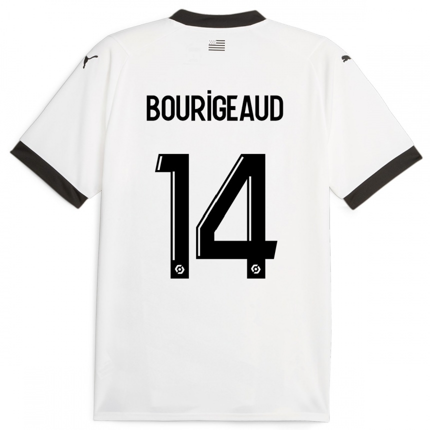 Hombre Fútbol Camiseta Benjamin Bourigeaud #14 Blanco 2ª Equipación 2023/24 México