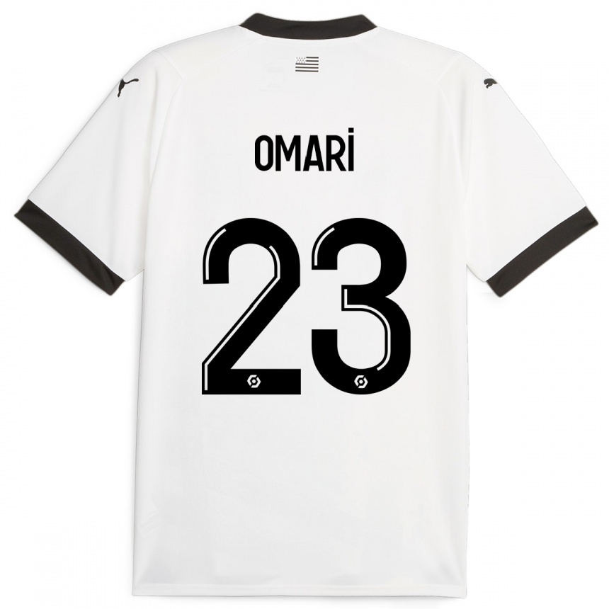 Hombre Fútbol Camiseta Warmed Omari #23 Blanco 2ª Equipación 2023/24 México