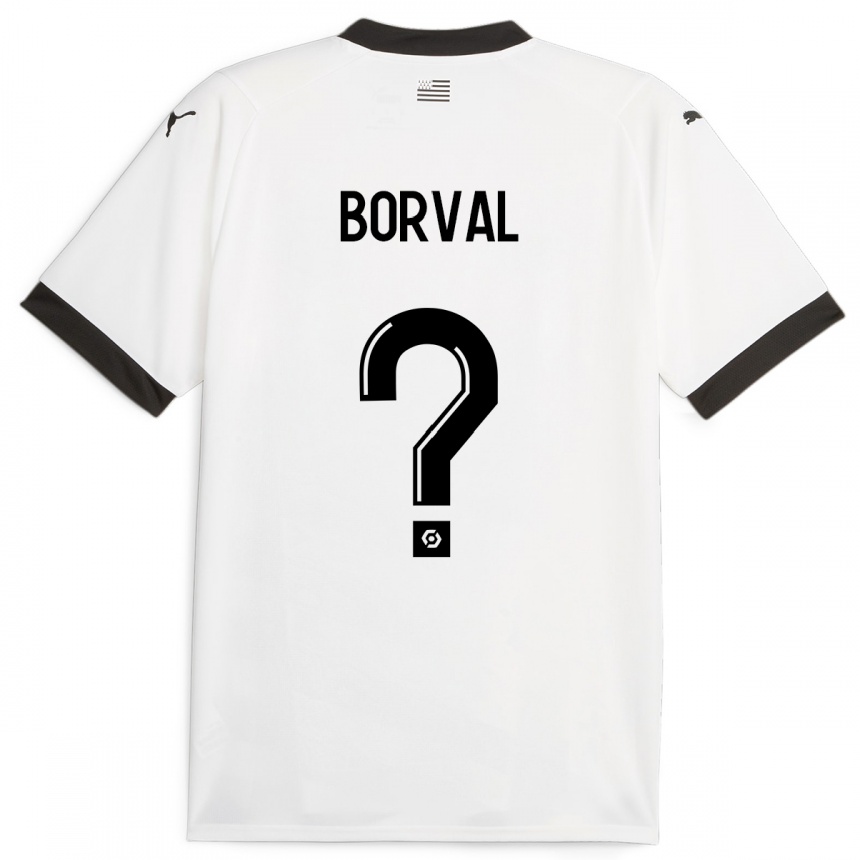 Hombre Fútbol Camiseta Cyril Borval #0 Blanco 2ª Equipación 2023/24 México
