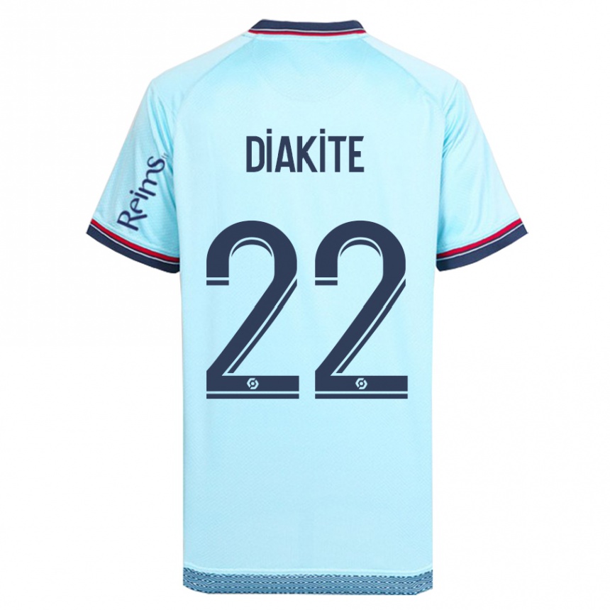 Hombre Fútbol Camiseta Oumar Diakité #22 Cielo Azul 2ª Equipación 2023/24 México