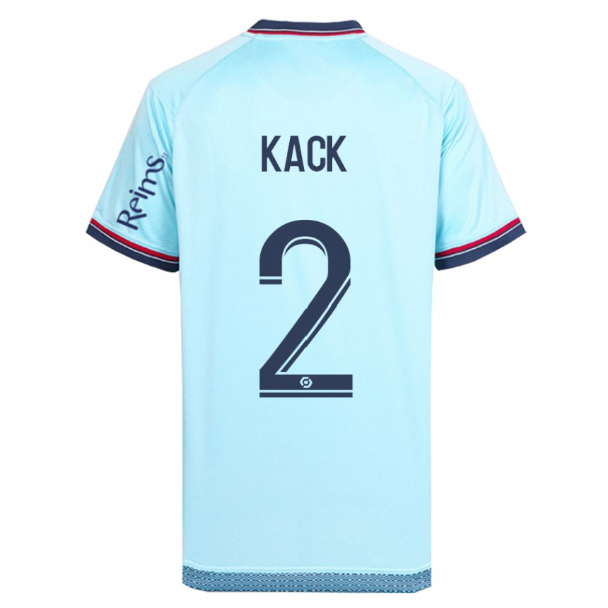 Hombre Fútbol Camiseta Mathilde Kack #2 Cielo Azul 2ª Equipación 2023/24 México