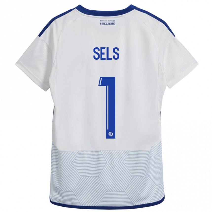 Hombre Fútbol Camiseta Matz Sels #1 Blanco 2ª Equipación 2023/24 México