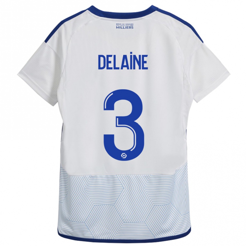 Hombre Fútbol Camiseta Thomas Delaine #3 Blanco 2ª Equipación 2023/24 México