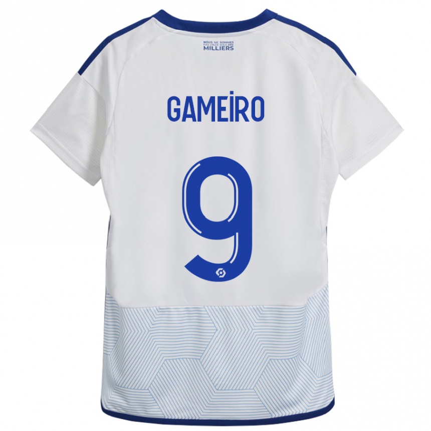 Hombre Fútbol Camiseta Kévin Gameiro #9 Blanco 2ª Equipación 2023/24 México