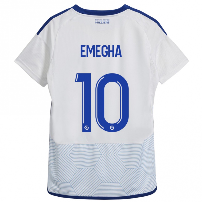 Hombre Fútbol Camiseta Emanuel Emegha #10 Blanco 2ª Equipación 2023/24 México