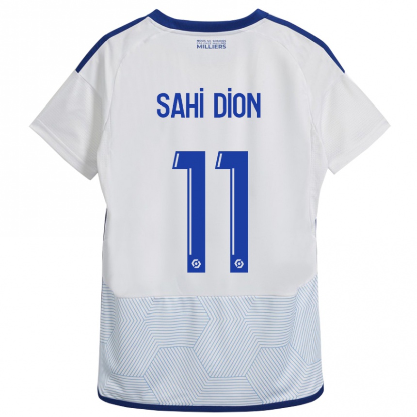 Hombre Fútbol Camiseta Moïse Sahi Dion #11 Blanco 2ª Equipación 2023/24 México