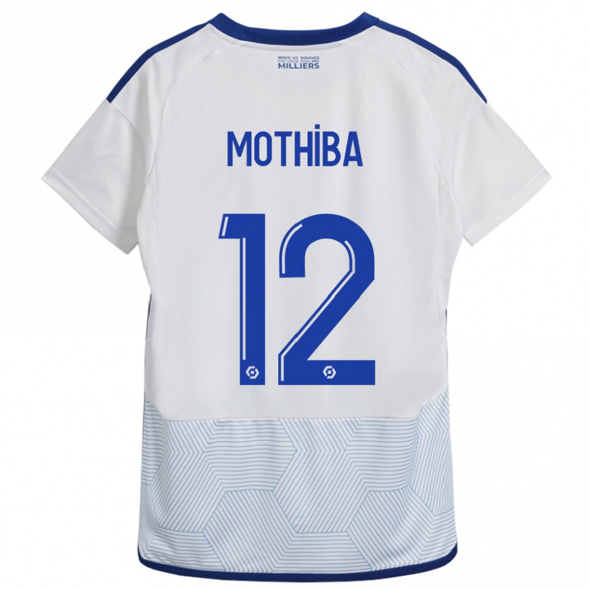 Hombre Fútbol Camiseta Lebo Mothiba #12 Blanco 2ª Equipación 2023/24 México