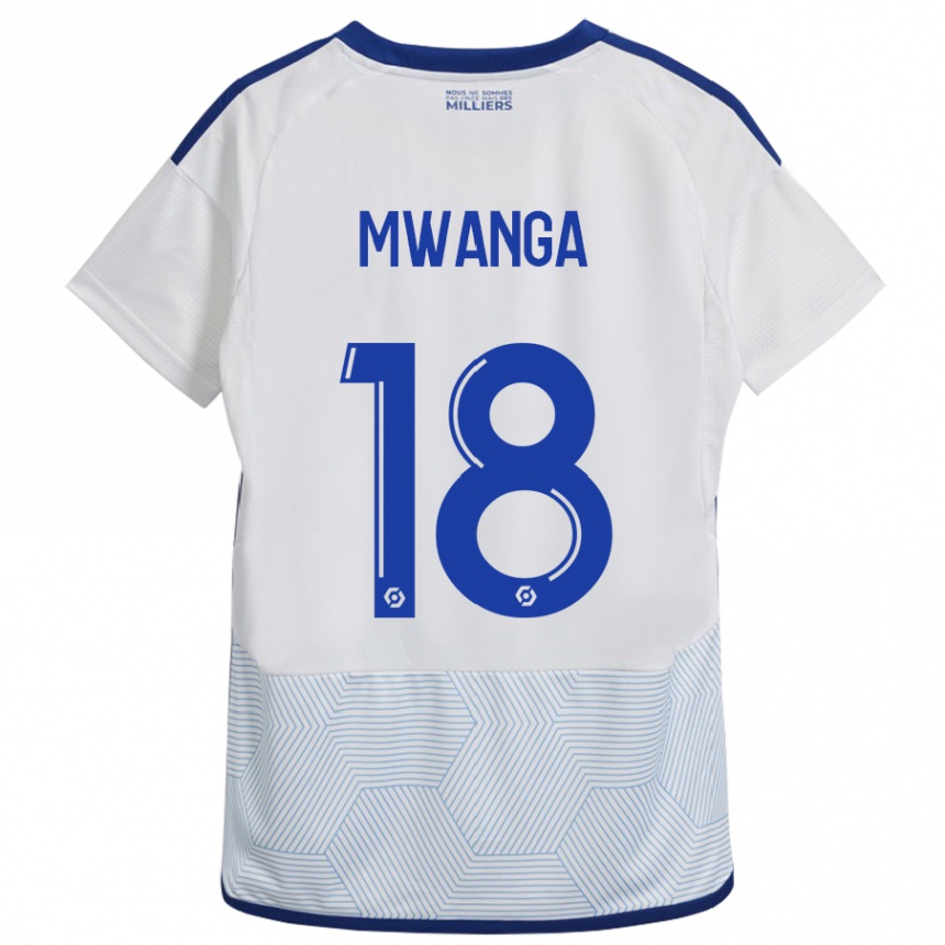 Hombre Fútbol Camiseta Junior Mwanga #18 Blanco 2ª Equipación 2023/24 México