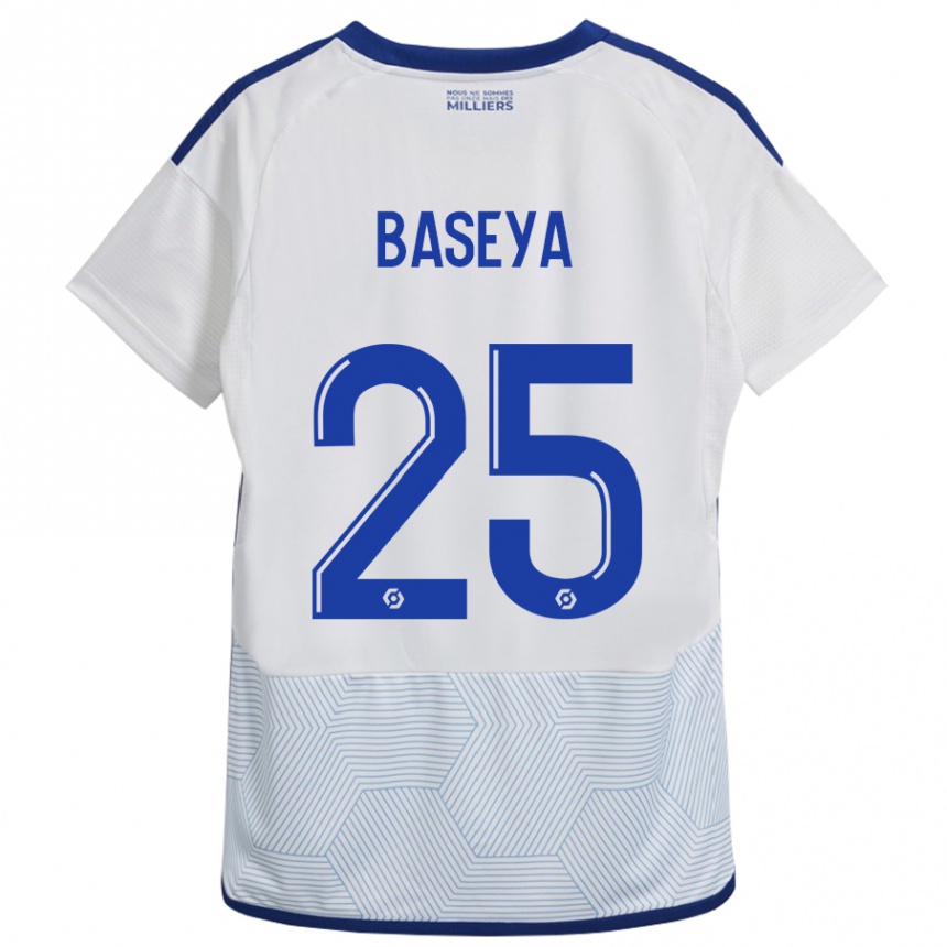 Hombre Fútbol Camiseta Steven Baseya #25 Blanco 2ª Equipación 2023/24 México