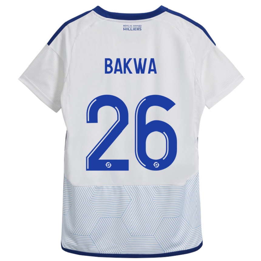 Hombre Fútbol Camiseta Dilane Bakwa #26 Blanco 2ª Equipación 2023/24 México