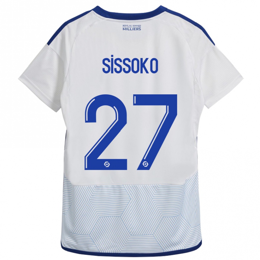 Hombre Fútbol Camiseta Ibrahima Sissoko #27 Blanco 2ª Equipación 2023/24 México