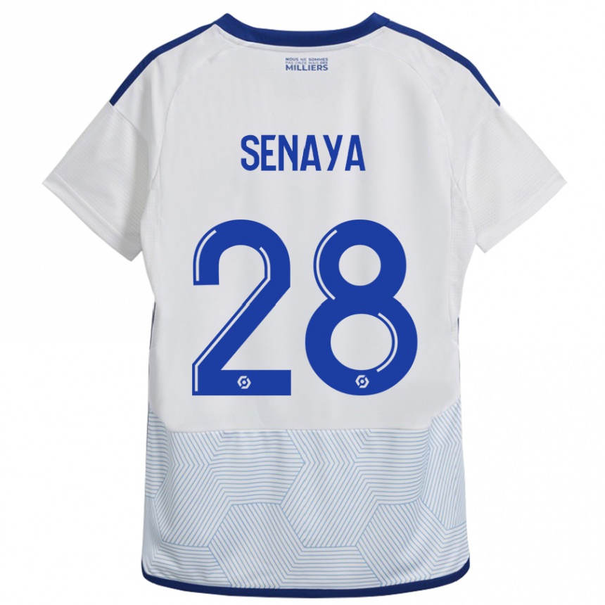 Hombre Fútbol Camiseta Marvin Senaya #28 Blanco 2ª Equipación 2023/24 México