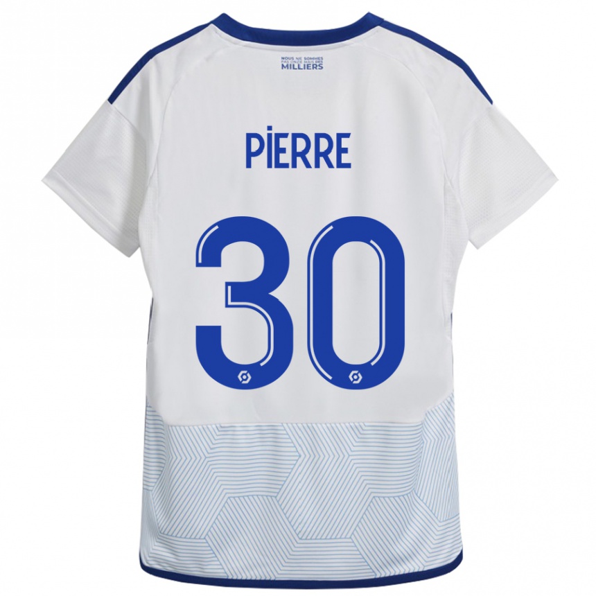 Hombre Fútbol Camiseta Alexandre Pierre #30 Blanco 2ª Equipación 2023/24 México