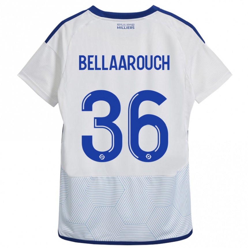 Hombre Fútbol Camiseta Alaa Bellaarouch #36 Blanco 2ª Equipación 2023/24 México