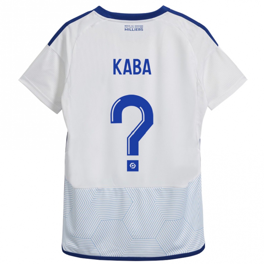 Hombre Fútbol Camiseta Kanfory Kaba #0 Blanco 2ª Equipación 2023/24 México