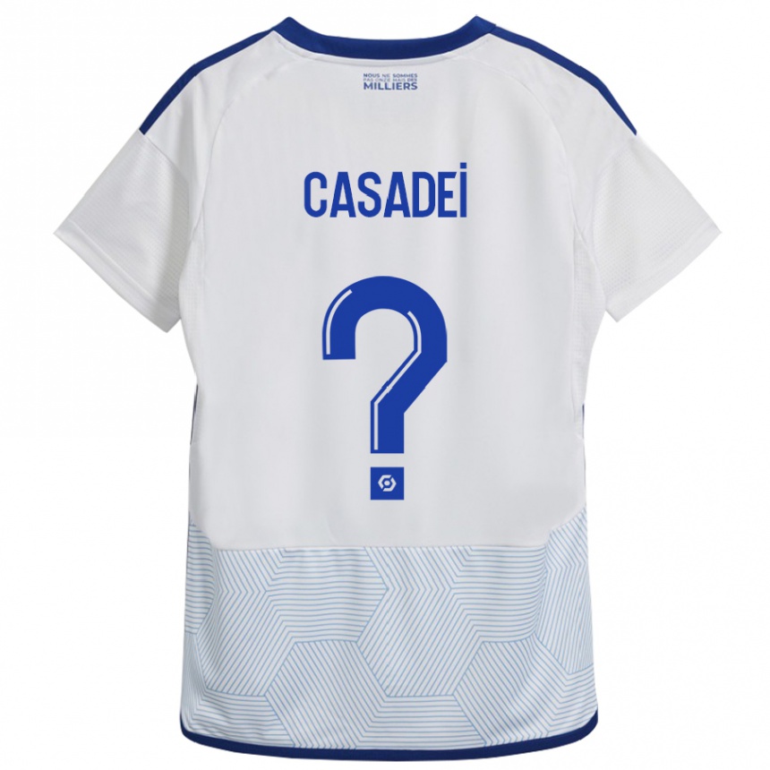 Hombre Fútbol Camiseta Alexis Casadei #0 Blanco 2ª Equipación 2023/24 México