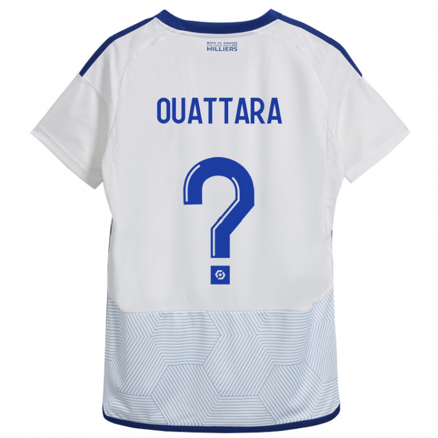 Hombre Fútbol Camiseta Abdoul Ouattara #0 Blanco 2ª Equipación 2023/24 México