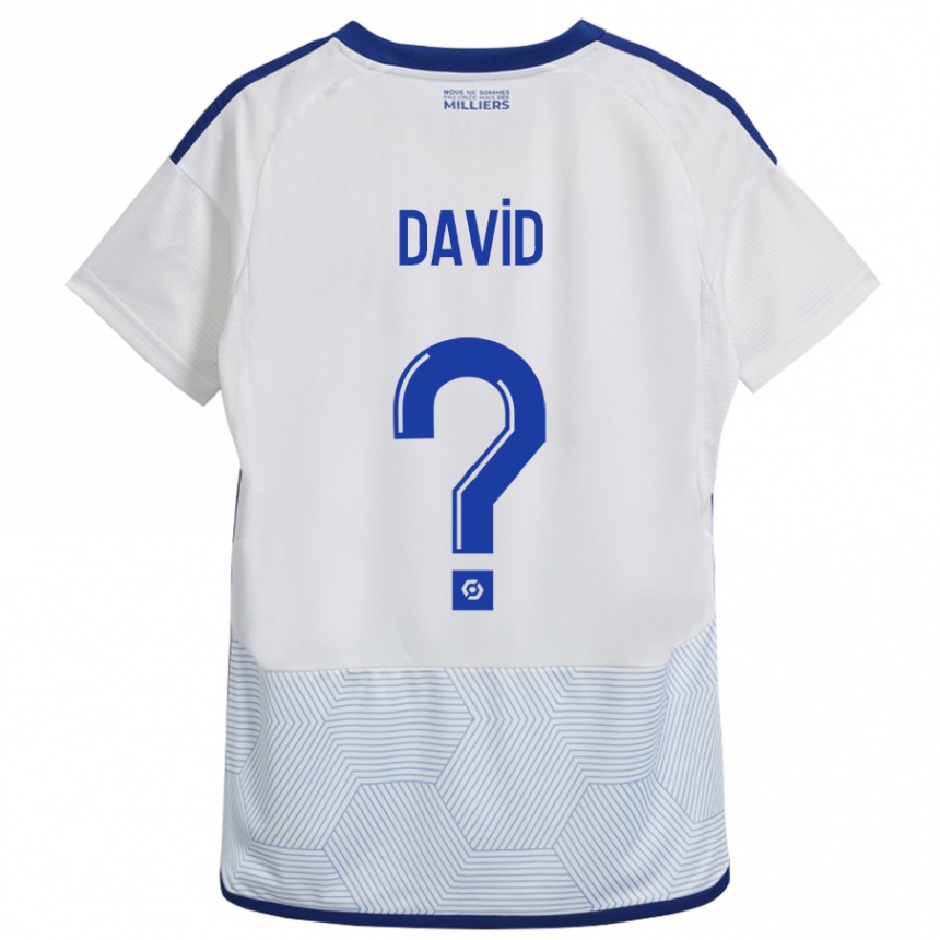 Hombre Fútbol Camiseta David #0 Blanco 2ª Equipación 2023/24 México