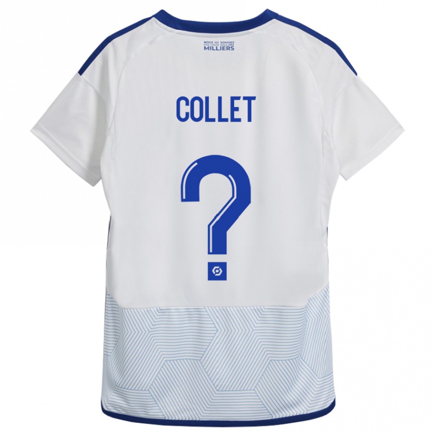 Hombre Fútbol Camiseta Arthur Tirard Collet #0 Blanco 2ª Equipación 2023/24 México