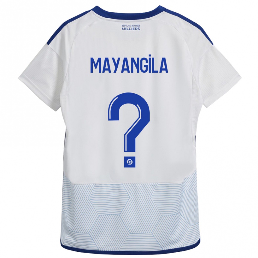 Hombre Fútbol Camiseta Ryan Tutu Mayangila #0 Blanco 2ª Equipación 2023/24 México