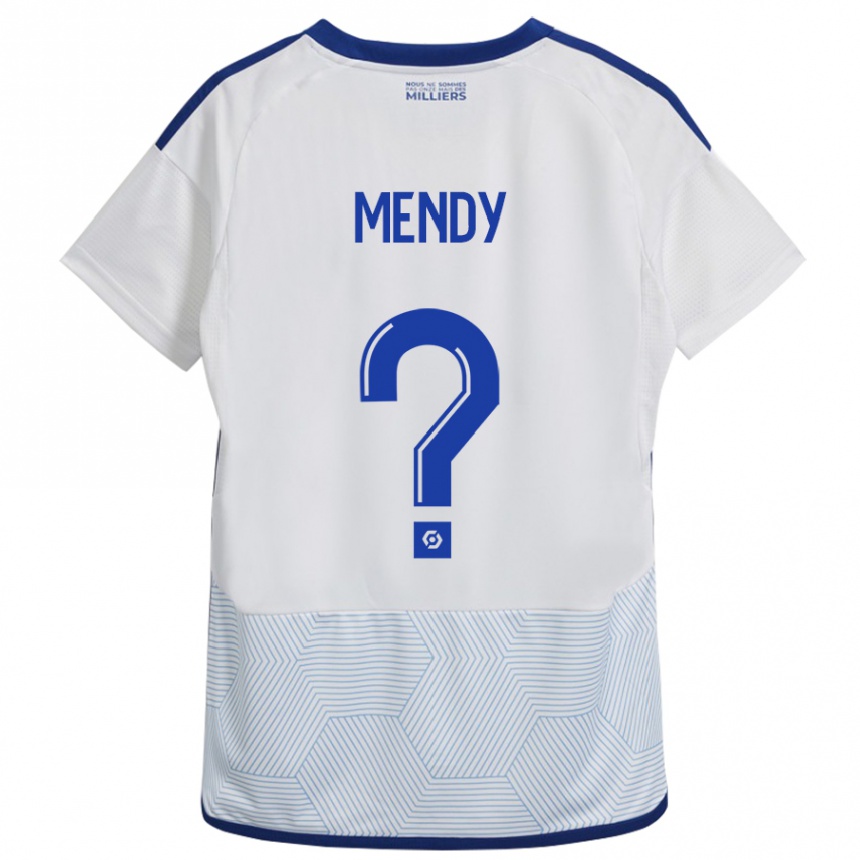 Hombre Fútbol Camiseta François Mendy #0 Blanco 2ª Equipación 2023/24 México