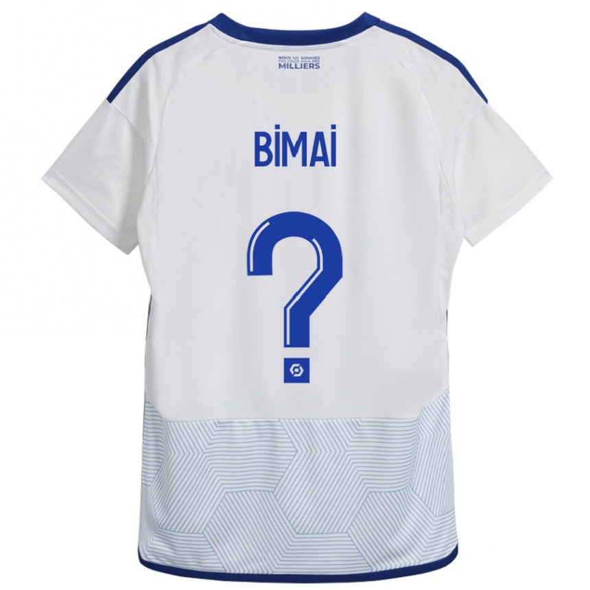 Hombre Fútbol Camiseta Longin Bimai #0 Blanco 2ª Equipación 2023/24 México