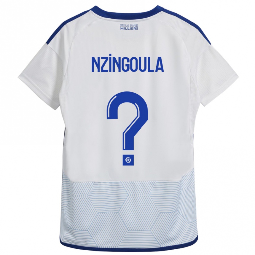 Hombre Fútbol Camiseta Rabby Nzingoula #0 Blanco 2ª Equipación 2023/24 México