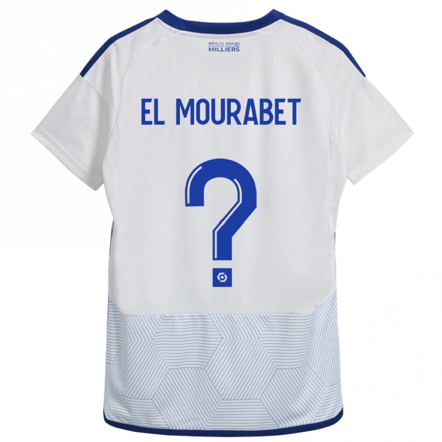 Hombre Fútbol Camiseta Samir El Mourabet #0 Blanco 2ª Equipación 2023/24 México