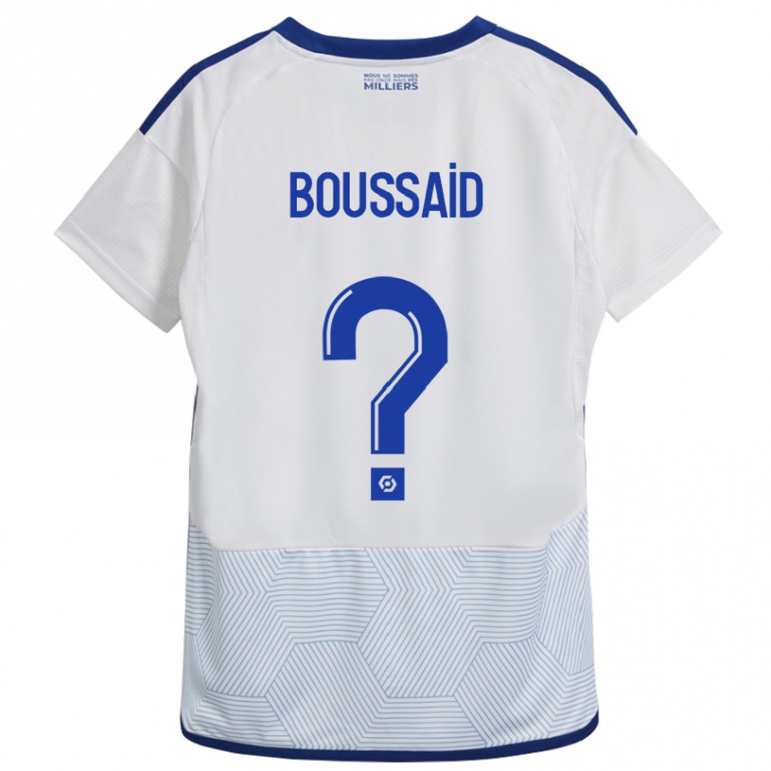 Hombre Fútbol Camiseta Willsem Boussaid #0 Blanco 2ª Equipación 2023/24 México