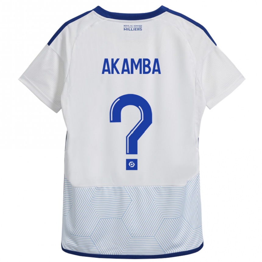 Hombre Fútbol Camiseta Fred Akamba #0 Blanco 2ª Equipación 2023/24 México