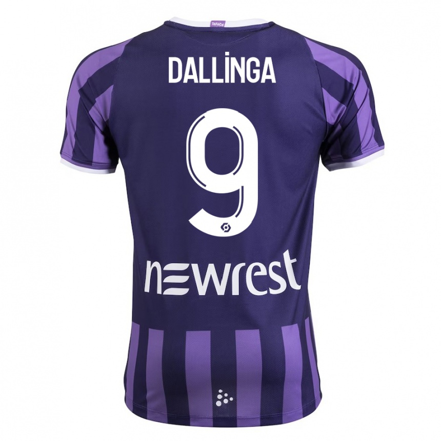 Hombre Fútbol Camiseta Thijs Dallinga #9 Morado 2ª Equipación 2023/24 México