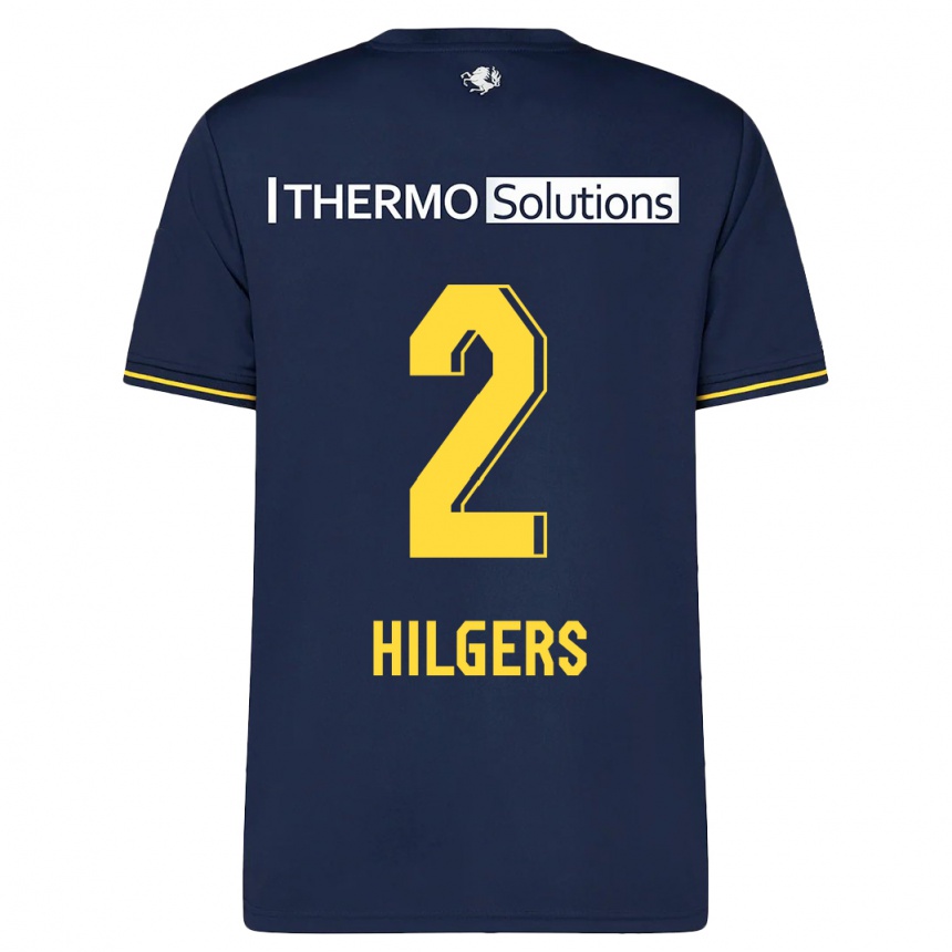 Hombre Fútbol Camiseta Mees Hilgers #2 Armada 2ª Equipación 2023/24 México