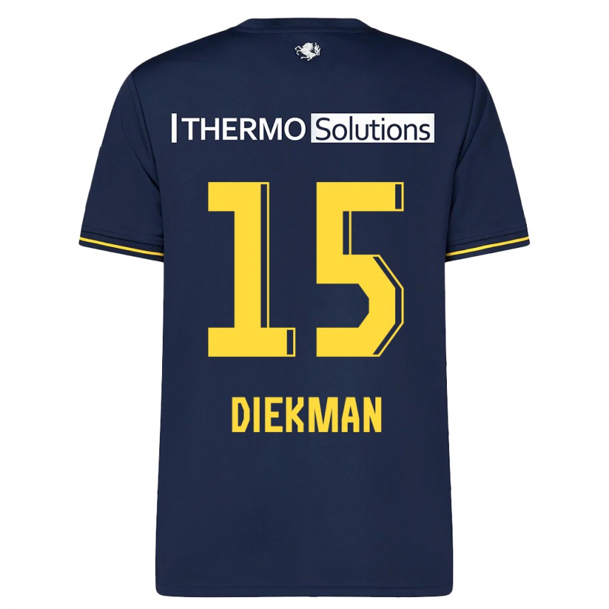 Hombre Fútbol Camiseta Jill Diekman #15 Armada 2ª Equipación 2023/24 México