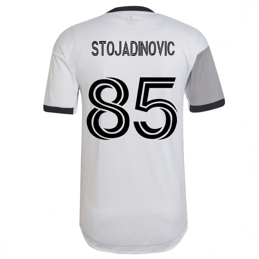Hombre Fútbol Camiseta Marko Stojadinovic #85 Blanco 2ª Equipación 2023/24 México