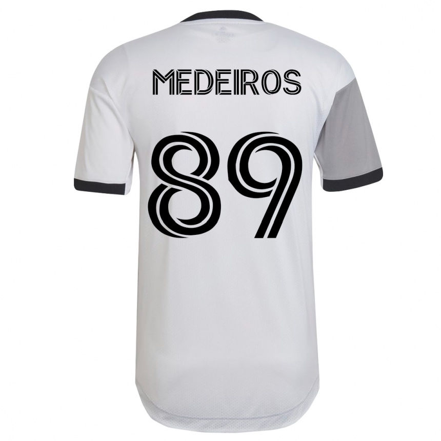 Hombre Fútbol Camiseta Matthew Medeiros #89 Blanco 2ª Equipación 2023/24 México