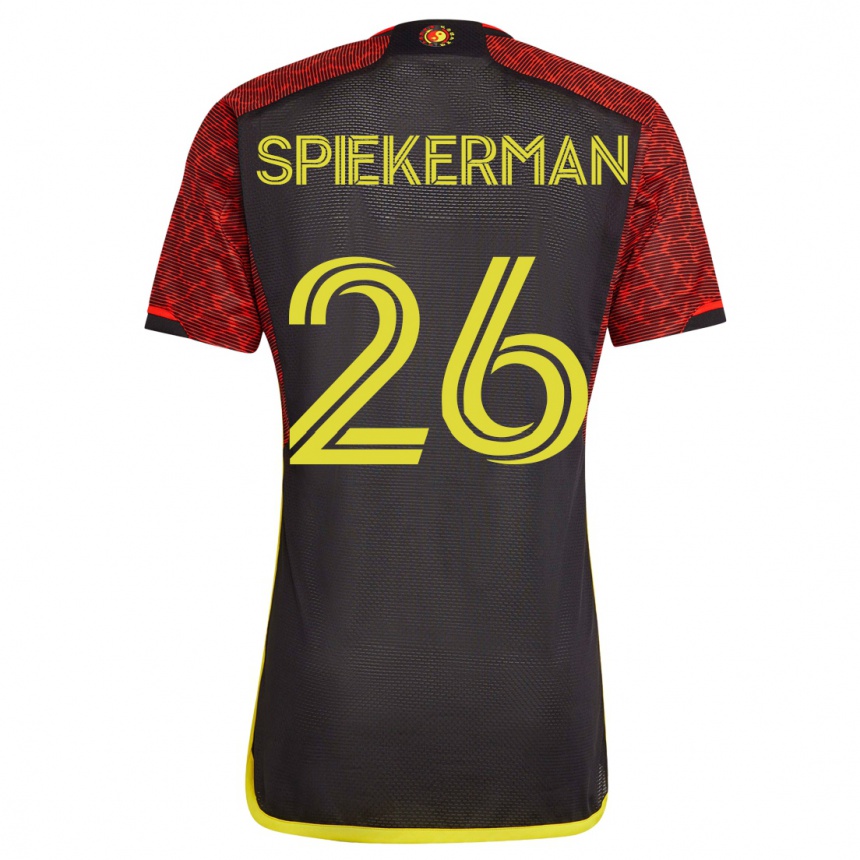Hombre Fútbol Camiseta Stephanie Spiekerman #26 Naranja 2ª Equipación 2023/24 México