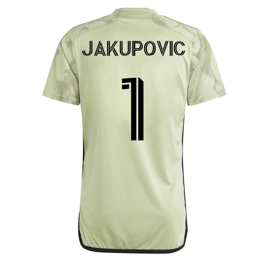 Hombre Fútbol Camiseta Eldin Jakupović #1 Verde 2ª Equipación 2023/24 México