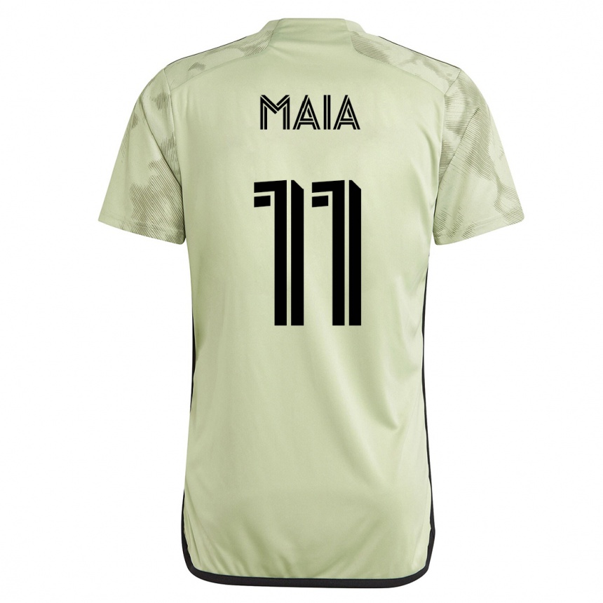 Hombre Fútbol Camiseta Matheus Maia #11 Verde 2ª Equipación 2023/24 México