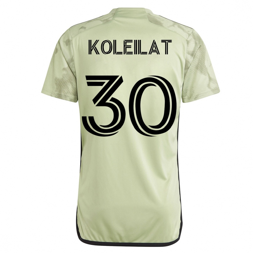 Hombre Fútbol Camiseta Jassem Koleilat #30 Verde 2ª Equipación 2023/24 México