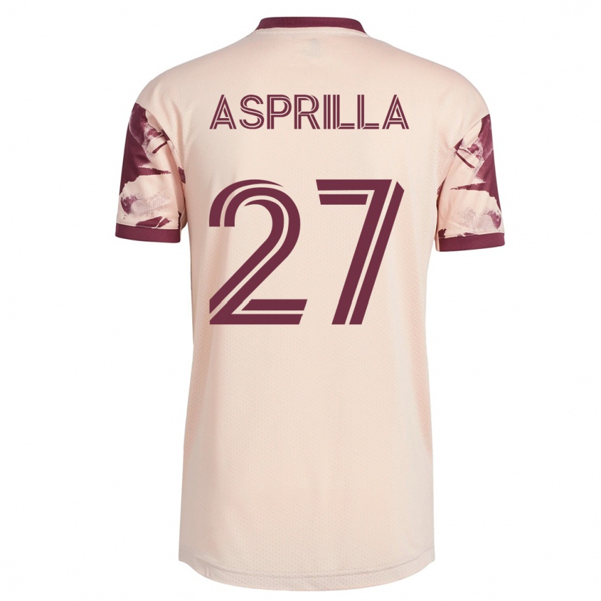 Hombre Fútbol Camiseta Dairon Asprilla #27 Blanquecino 2ª Equipación 2023/24 México
