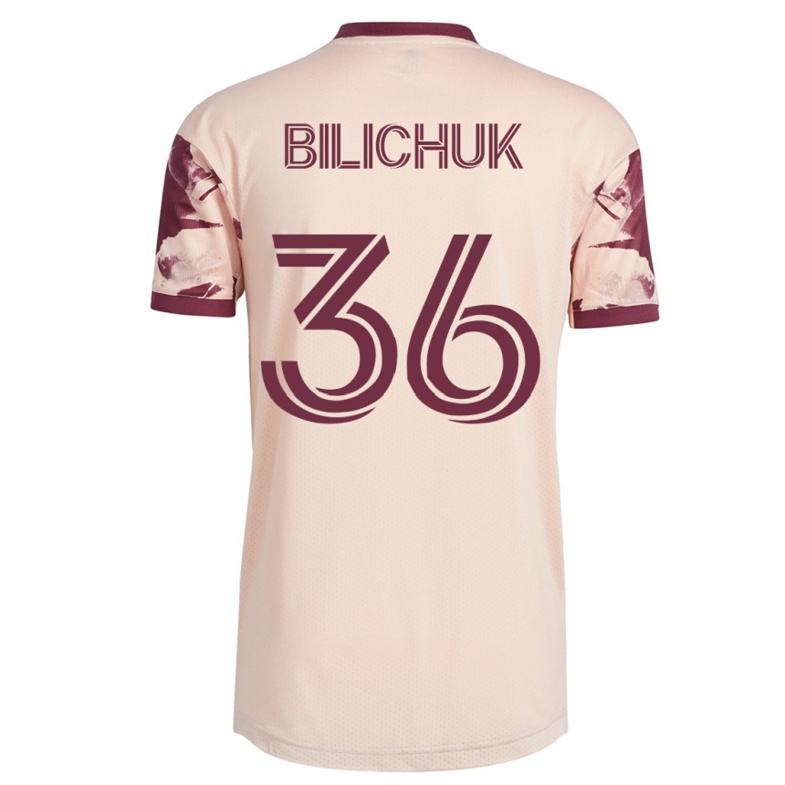Hombre Fútbol Camiseta Ryan Bilichuk #36 Blanquecino 2ª Equipación 2023/24 México