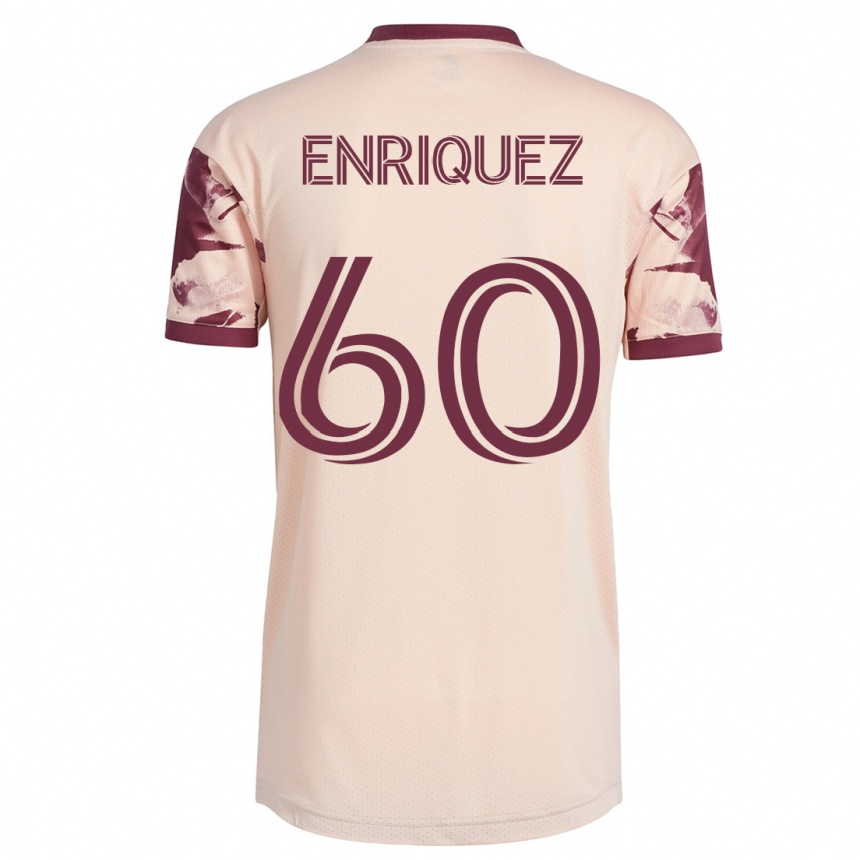 Hombre Fútbol Camiseta Victor Enriquez #60 Blanquecino 2ª Equipación 2023/24 México