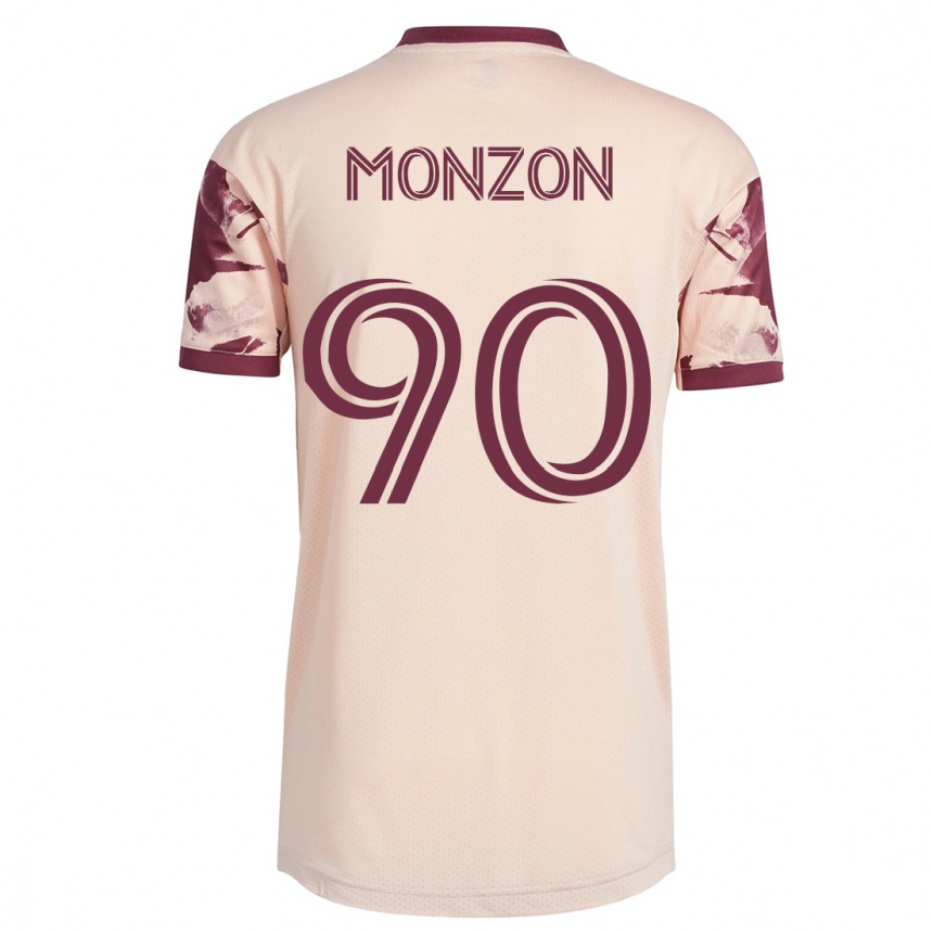 Hombre Fútbol Camiseta Florián Monzón #90 Blanquecino 2ª Equipación 2023/24 México