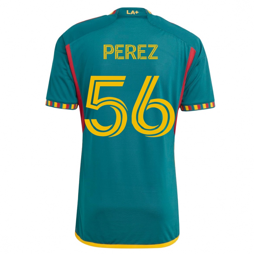 Hombre Fútbol Camiseta Jonathan Pérez #56 Verde 2ª Equipación 2023/24 México